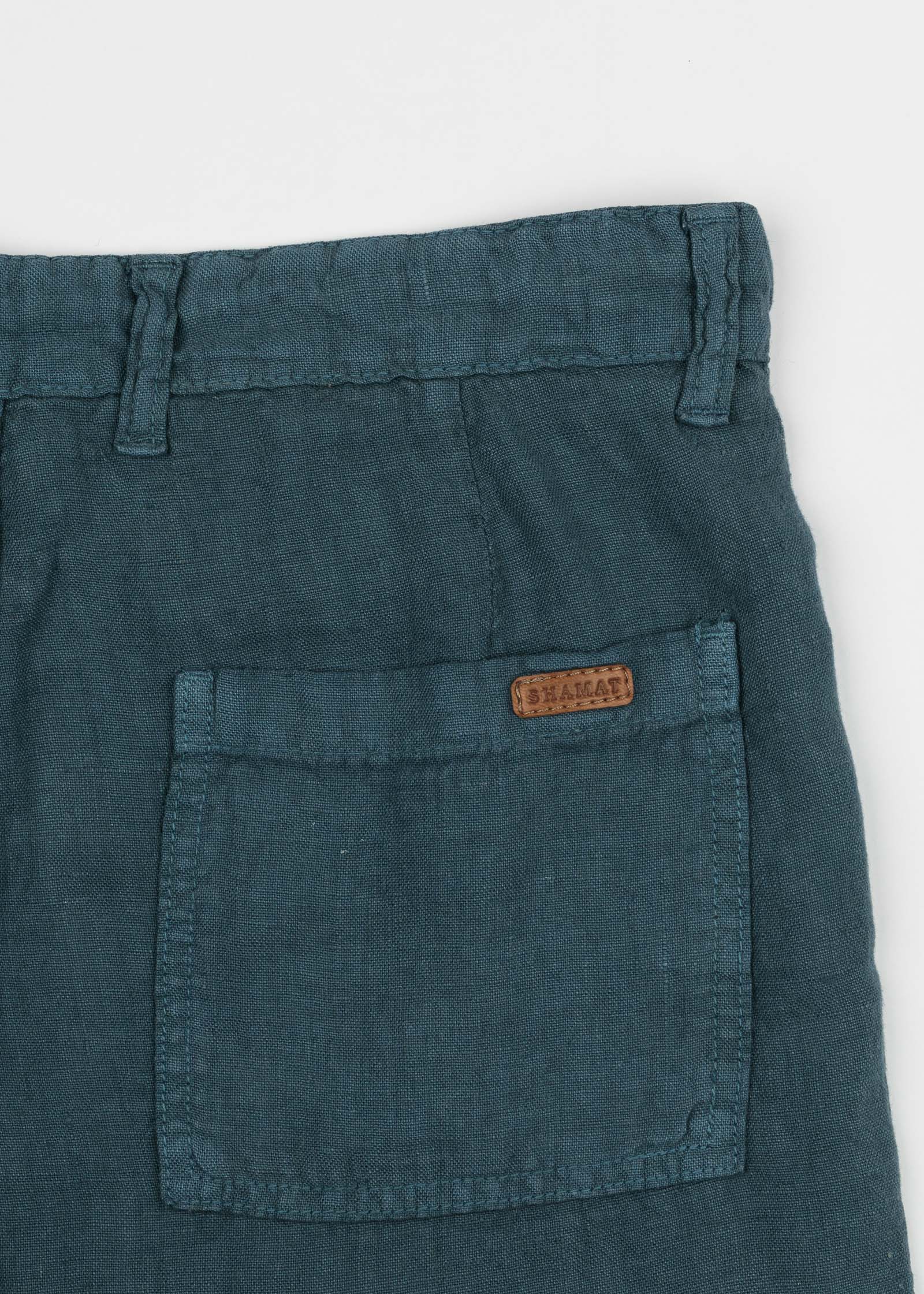 PANTALÓN DE LINO CON CORDÓN