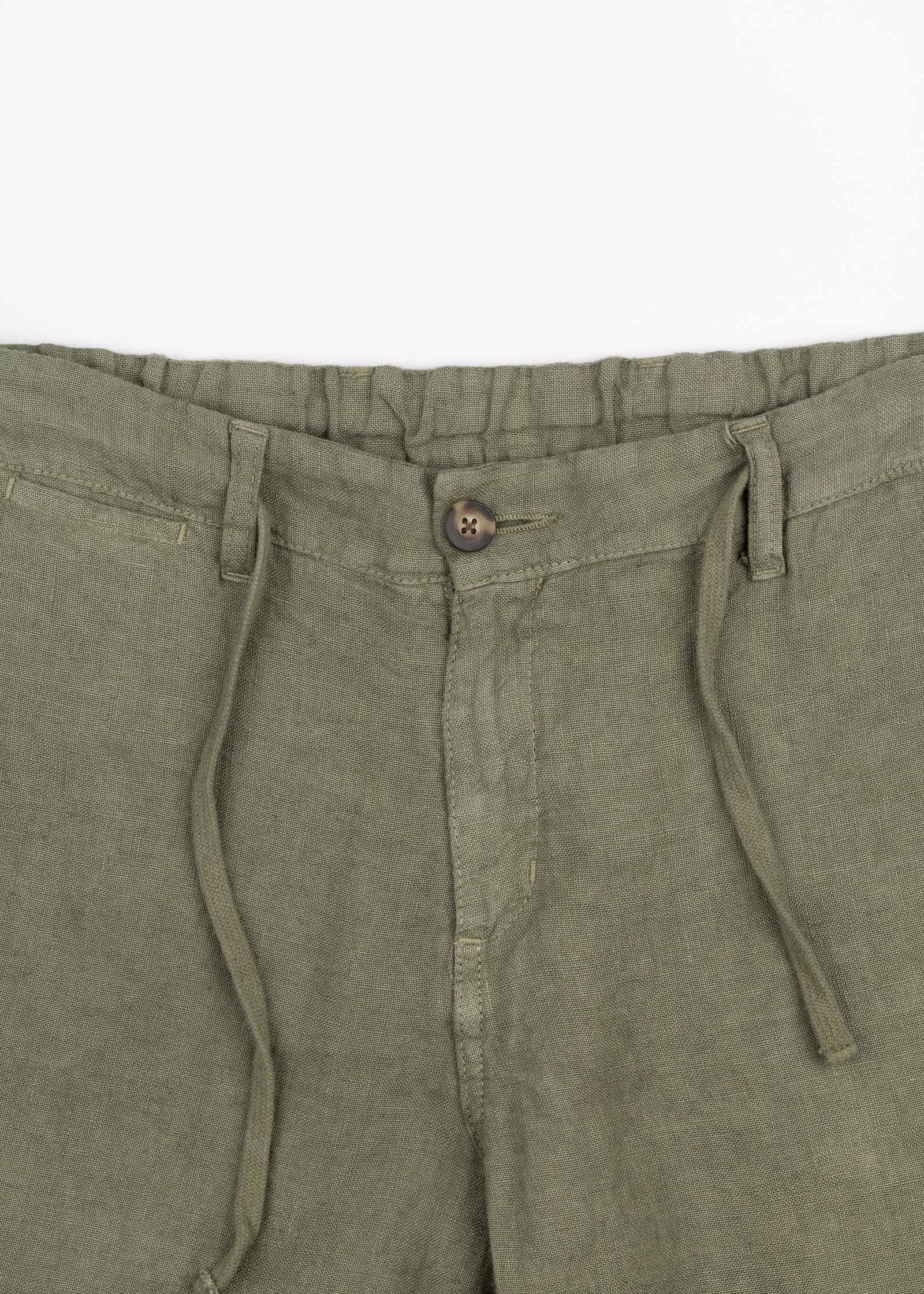 PANTALÓN DE LINO CON CORDÓN