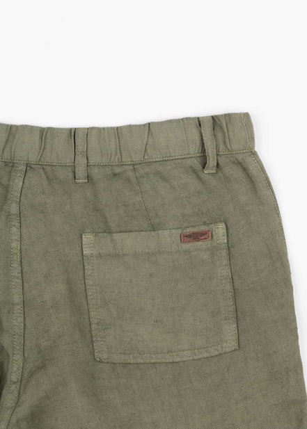 PANTALÓN DE LINO CON CORDÓN