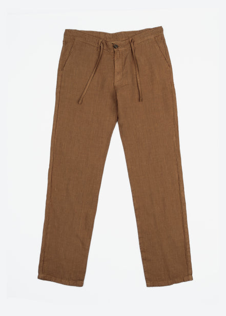 PANTALÓN DE LINO CON CORDÓN