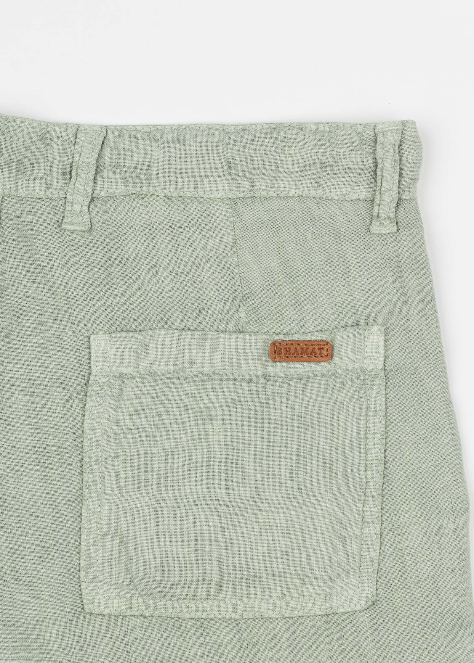 PANTALÓN DE LINO CON CORDÓN