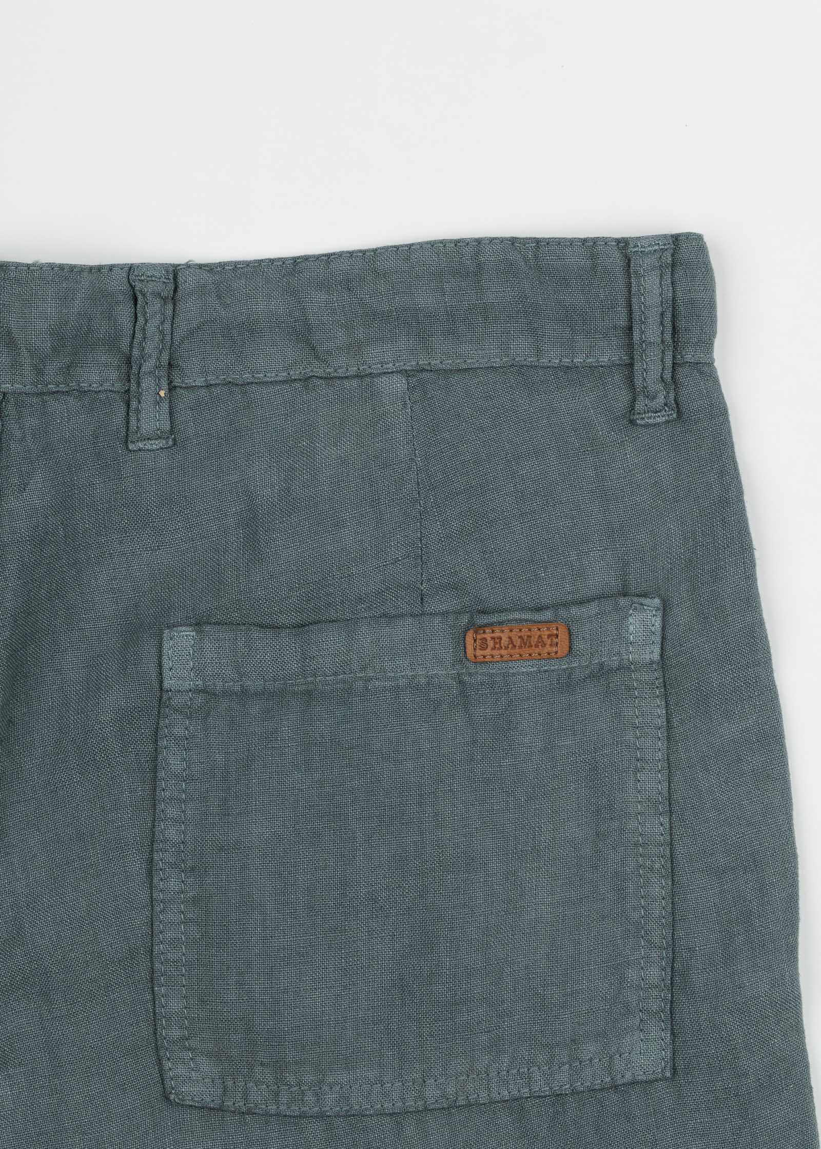 PANTALÓN DE LINO CON CORDÓN