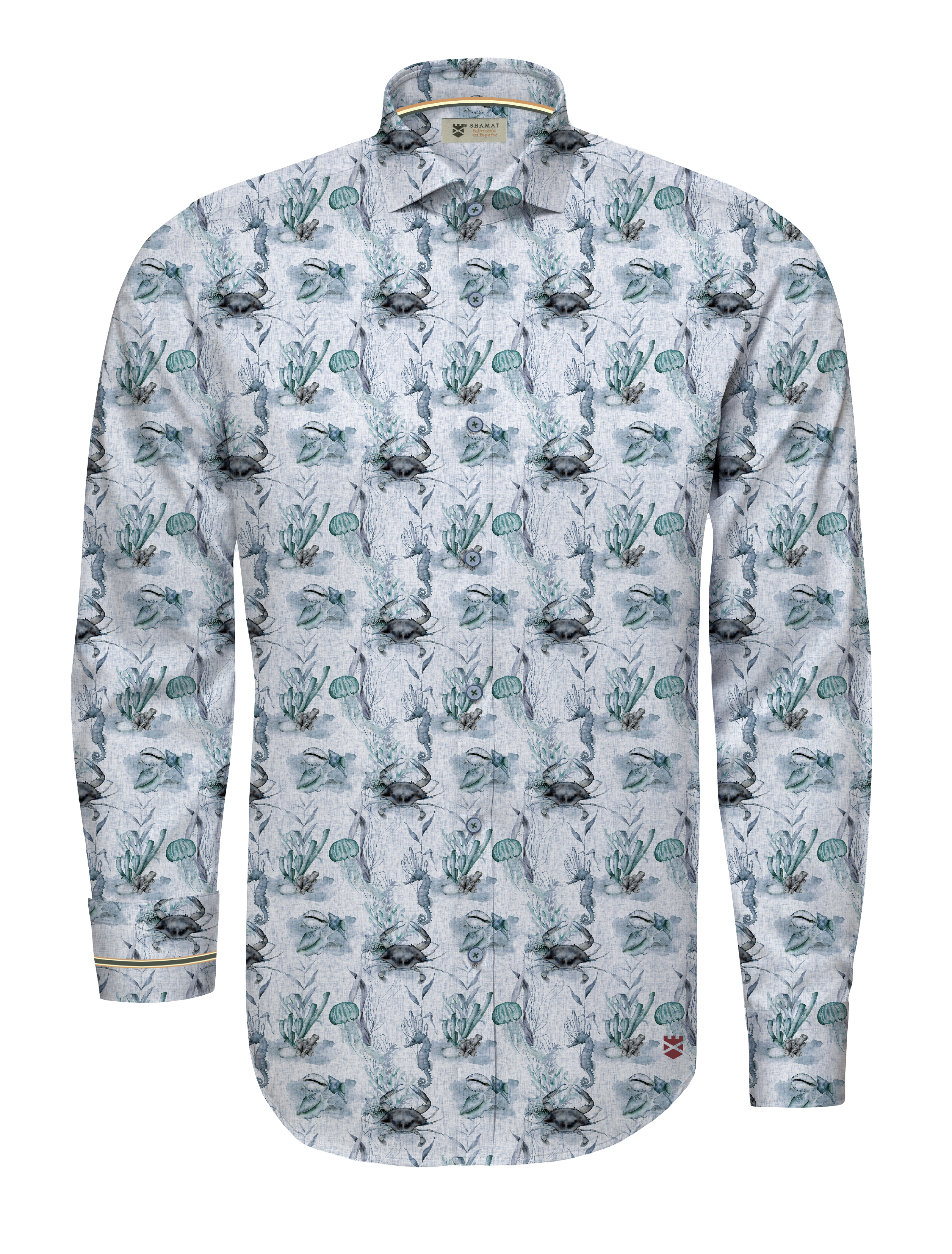 CAMISA ALGODÓN VOILÈ SEA BOTTOM