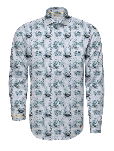 CAMISA ALGODÓN VOILÈ SEA BOTTOM