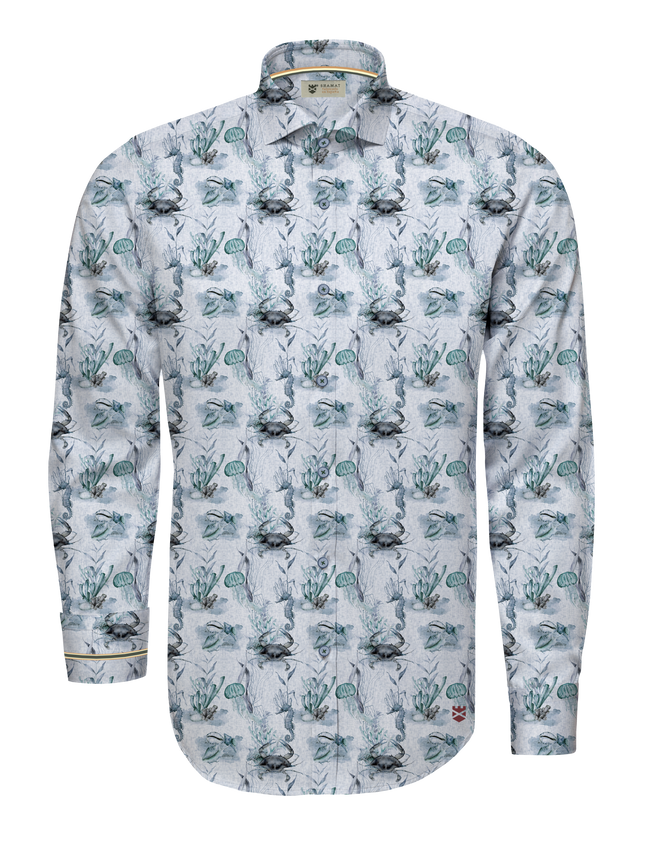 CAMISA ALGODÓN VOILÈ SEA BOTTOM