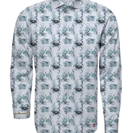 CAMISA ALGODÓN VOILÈ SEA BOTTOM