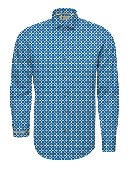 CAMISA ALGODÓN PEKÍN SÍMBOLO HERÁLDICO