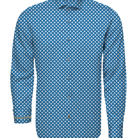 CAMISA ALGODÓN PEKÍN SÍMBOLO HERÁLDICO