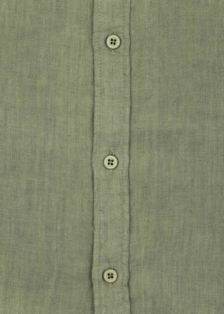 CAMISA LINO BOLSILLOS M/CORTA