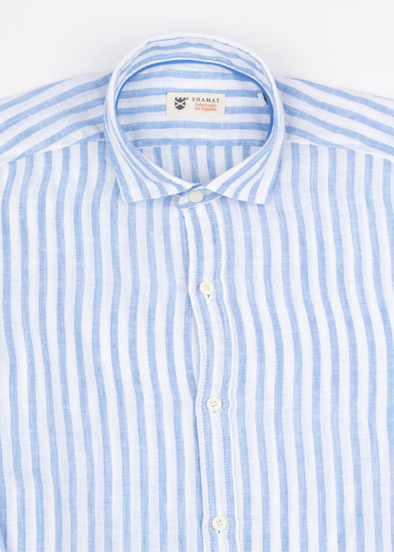 CAMISA LINO FLASH RAYAS