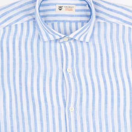 CAMISA LINO FLASH RAYAS