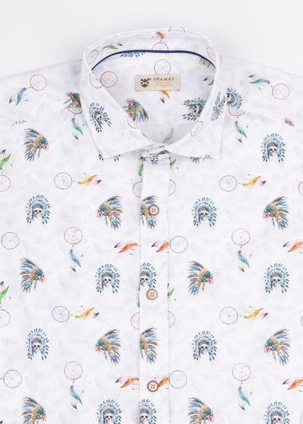 CAMISA ESTAMPADA VOILÈ NATIVES