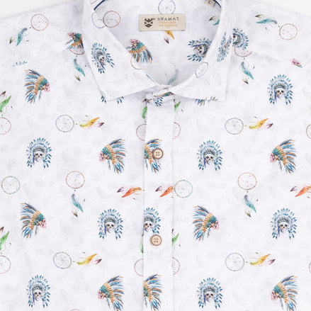 CAMISA ESTAMPADA VOILÈ NATIVES
