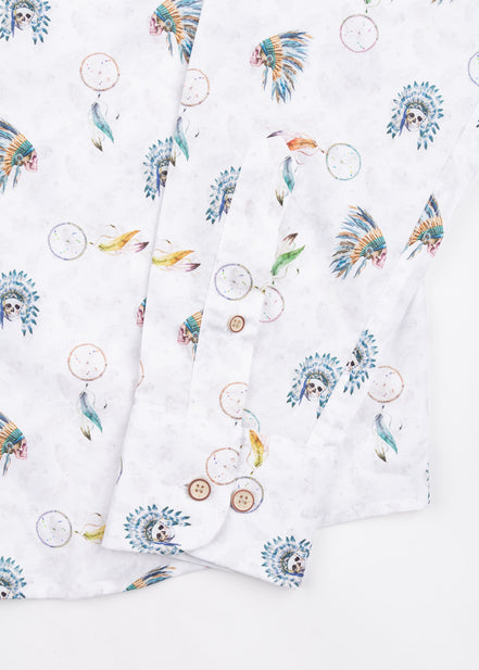 CAMISA ESTAMPADA VOILÈ NATIVES