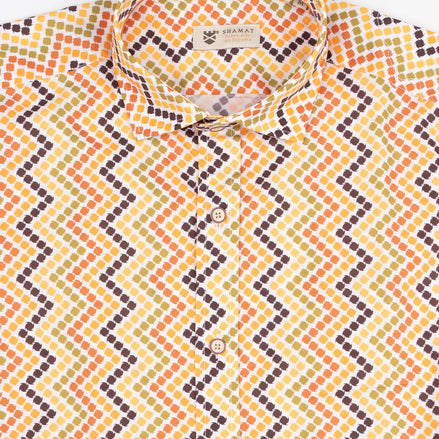 CAMISA ESTAMPADA ELASTÁN RETRO