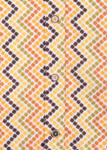 CAMISA ESTAMPADA ELASTÁN RETRO