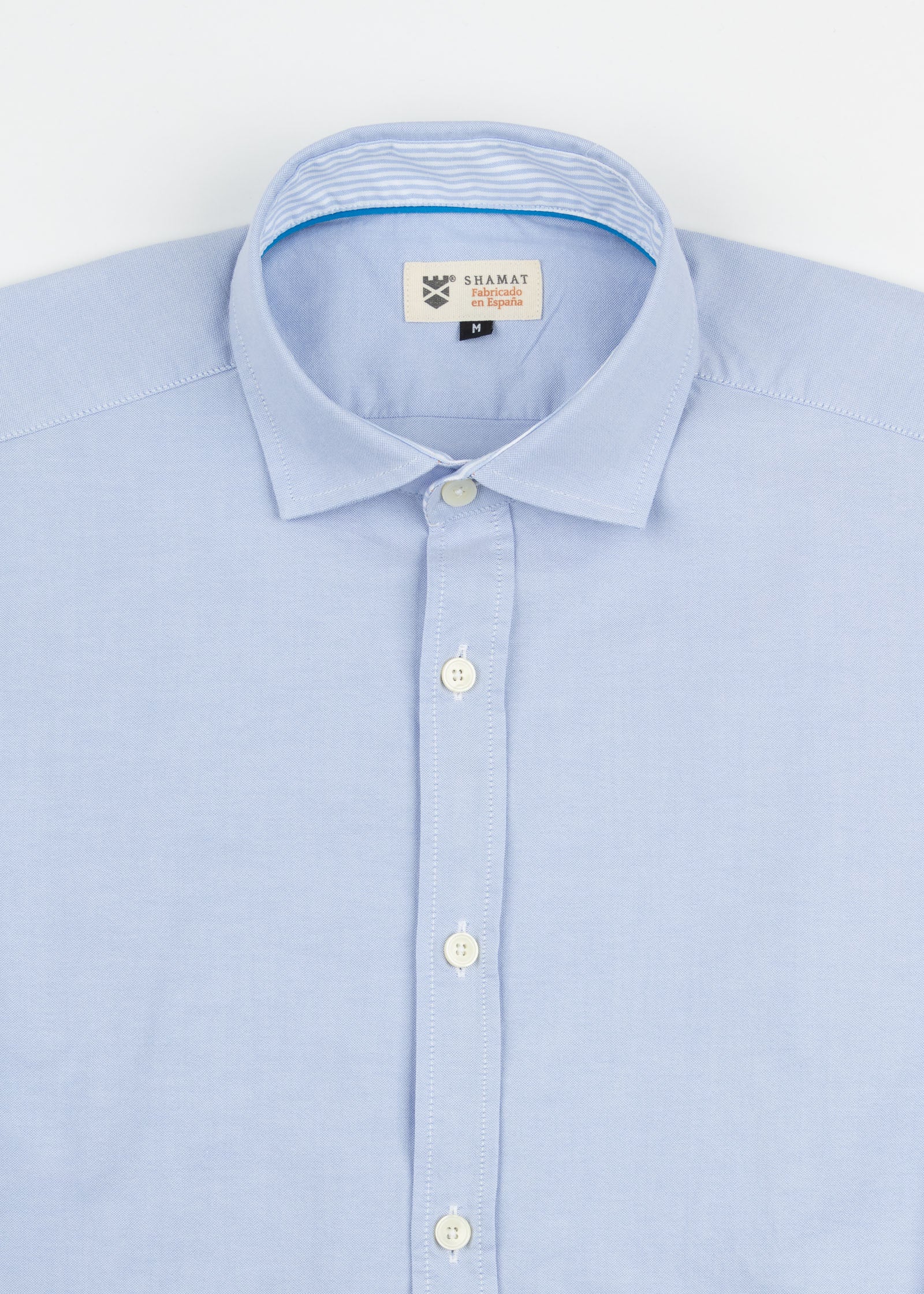CAMISA ML OXFORD COMBINADA