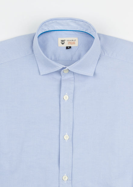 CAMISA ML OXFORD COMBINADA