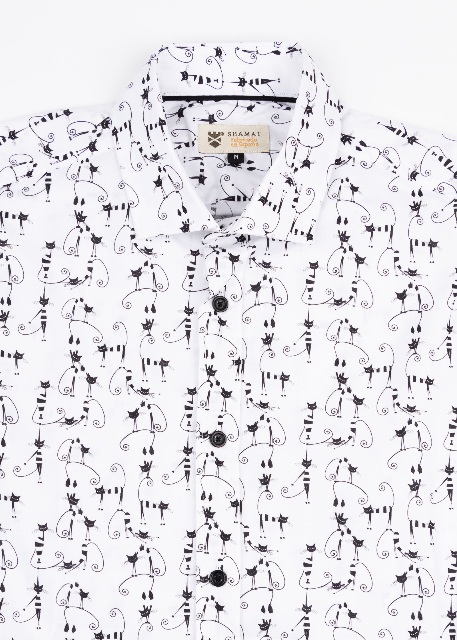 CAMISA ML EST ALG/ELAST CATS