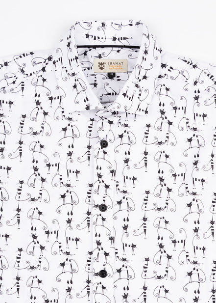 CAMISA ML EST ALG/ELAST CATS