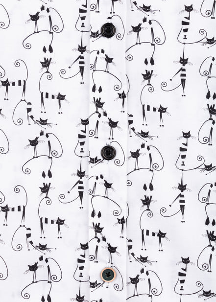 CAMISA ML EST ALG/ELAST CATS