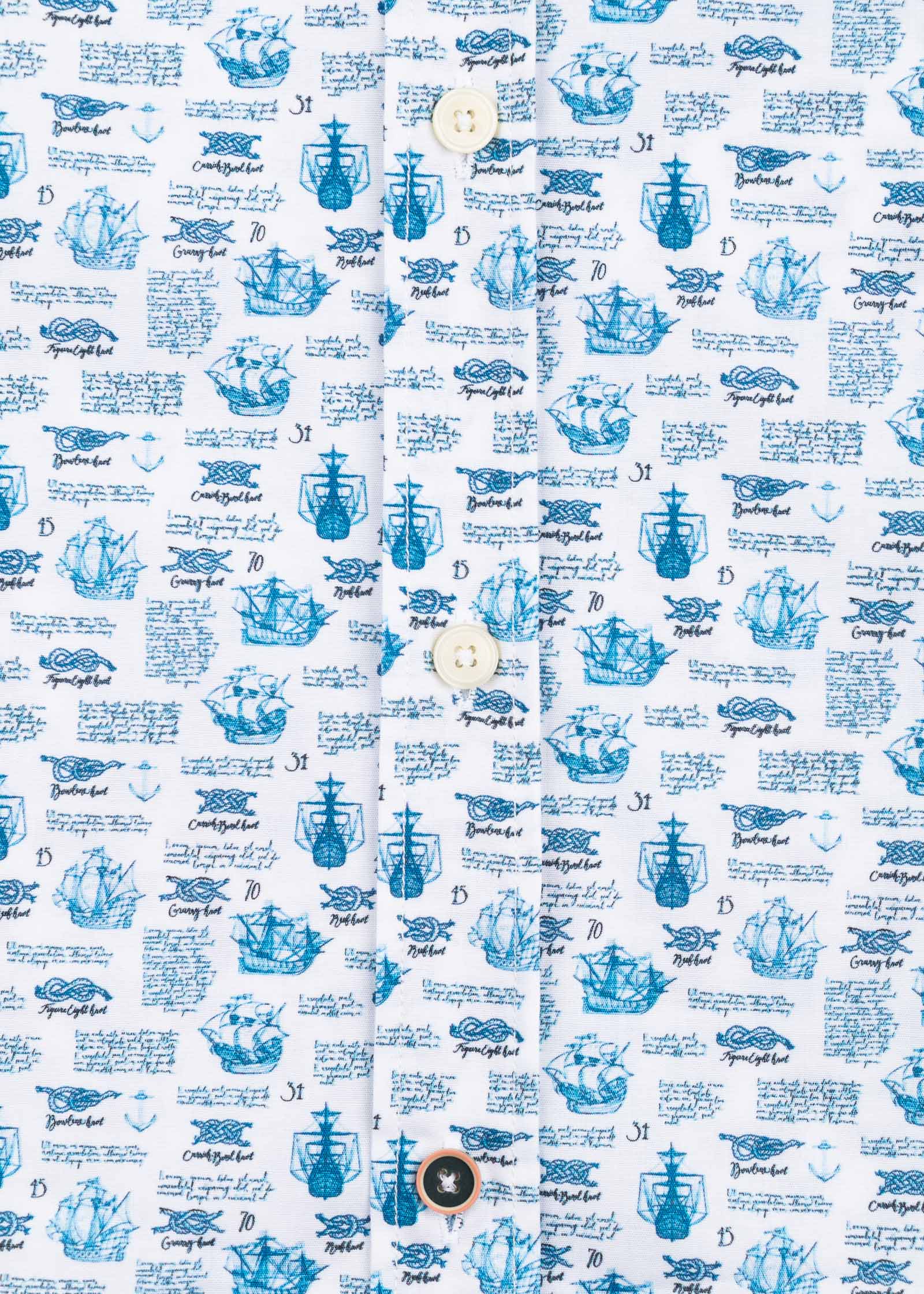 CAMISA ML EST ALG/ELAST BOATS