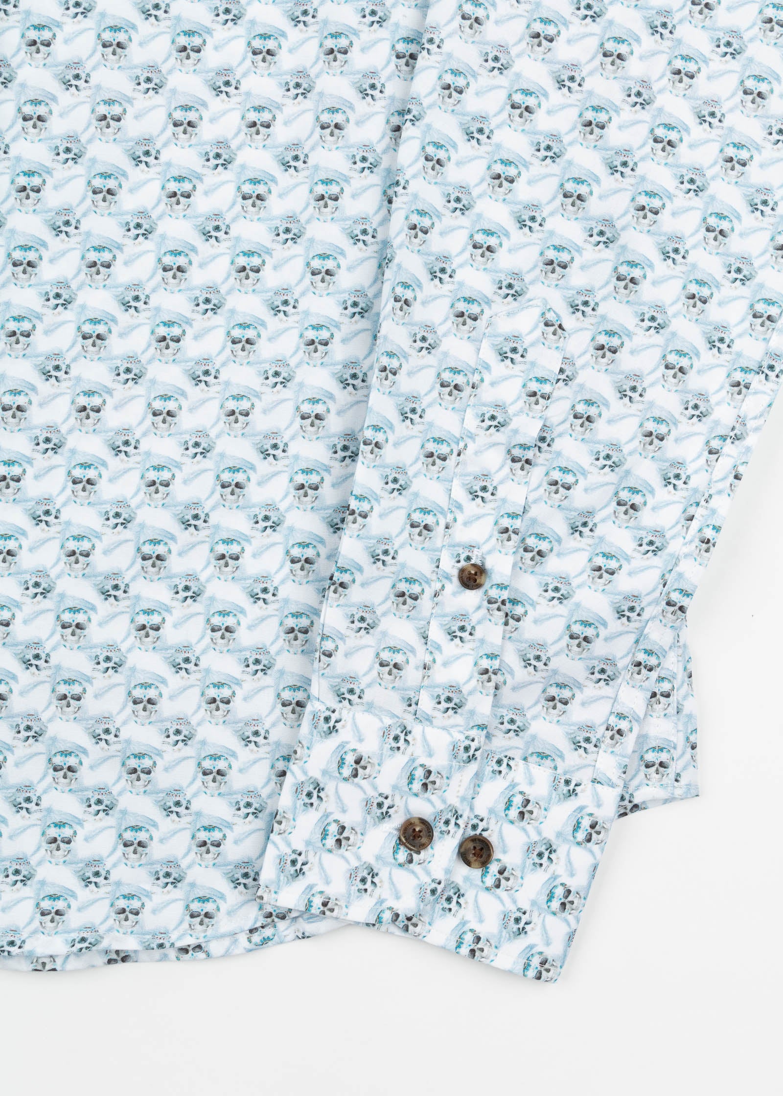 CAMISA ML EST ALG/ELAST SKULL