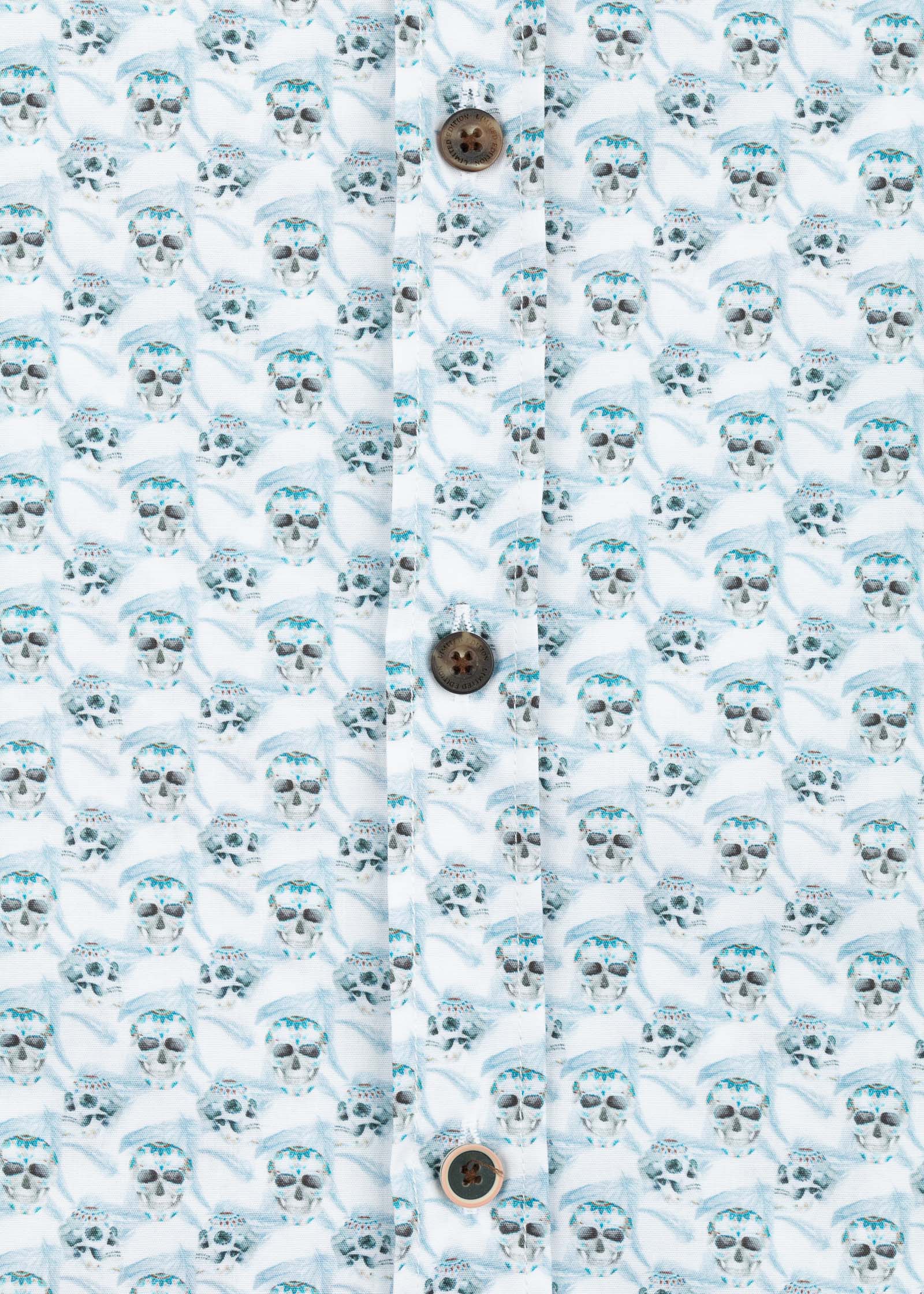 CAMISA ML EST ALG/ELAST SKULL