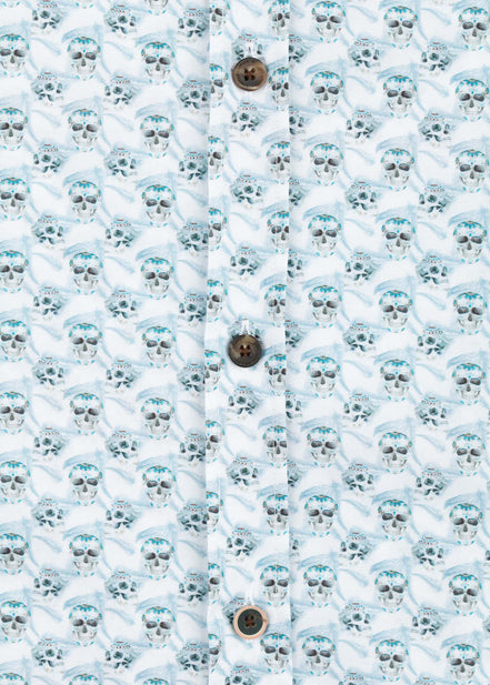 CAMISA ML EST ALG/ELAST SKULL