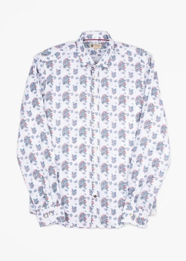 CAMISA ML EST ALG/ELAST PAISLEY