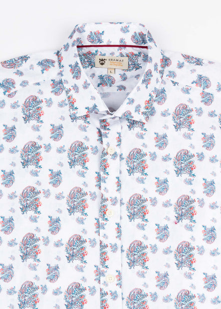 CAMISA ML EST ALG/ELAST PAISLEY