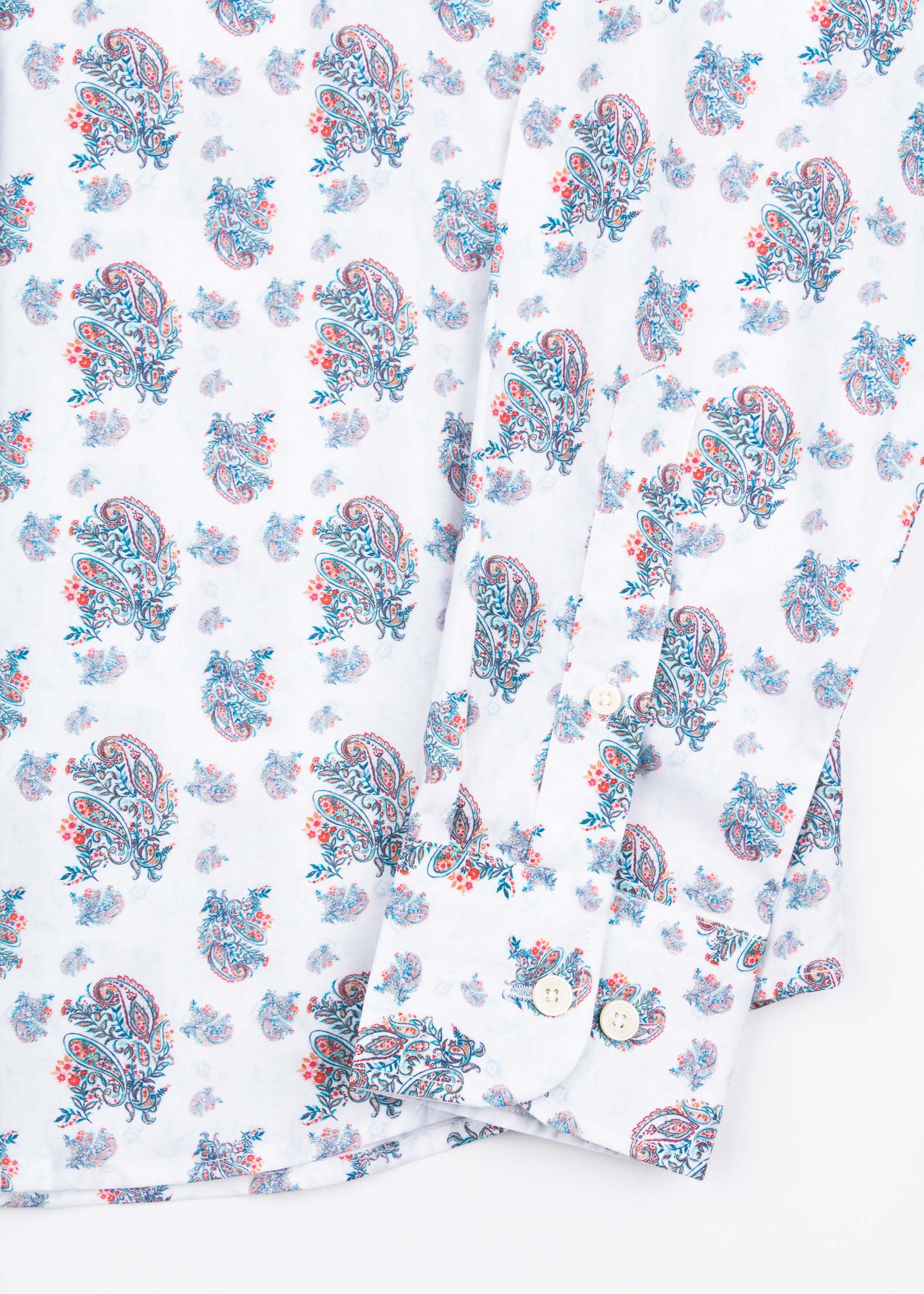 CAMISA ML EST ALG/ELAST PAISLEY