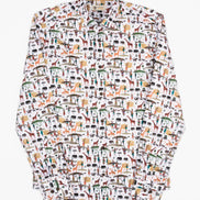 CAMISA ML EST ALG/ELAST AFRICA