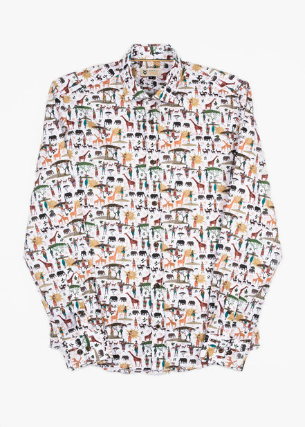 CAMISA ML EST ALG/ELAST AFRICA