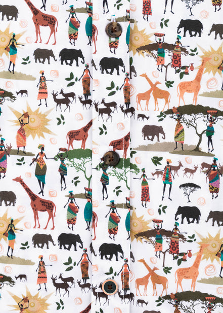 CAMISA ML EST ALG/ELAST AFRICA