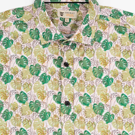 CAMISA ML EST ALG/ELAST TROPIC