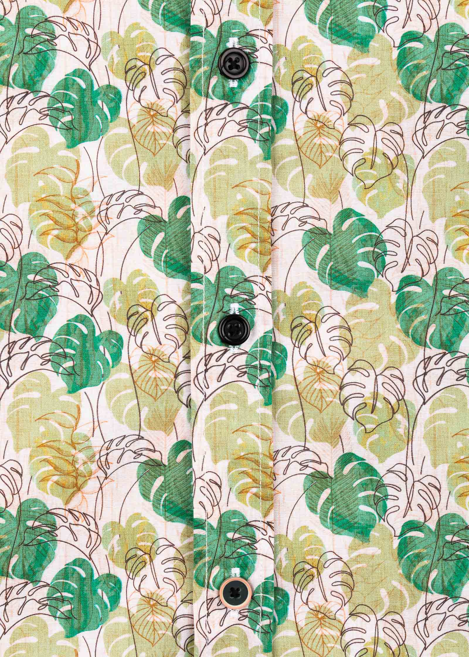 CAMISA ML EST ALG/ELAST TROPIC