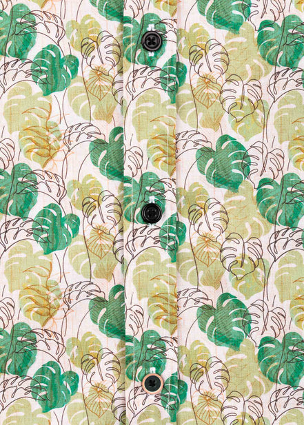 CAMISA ML EST ALG/ELAST TROPIC