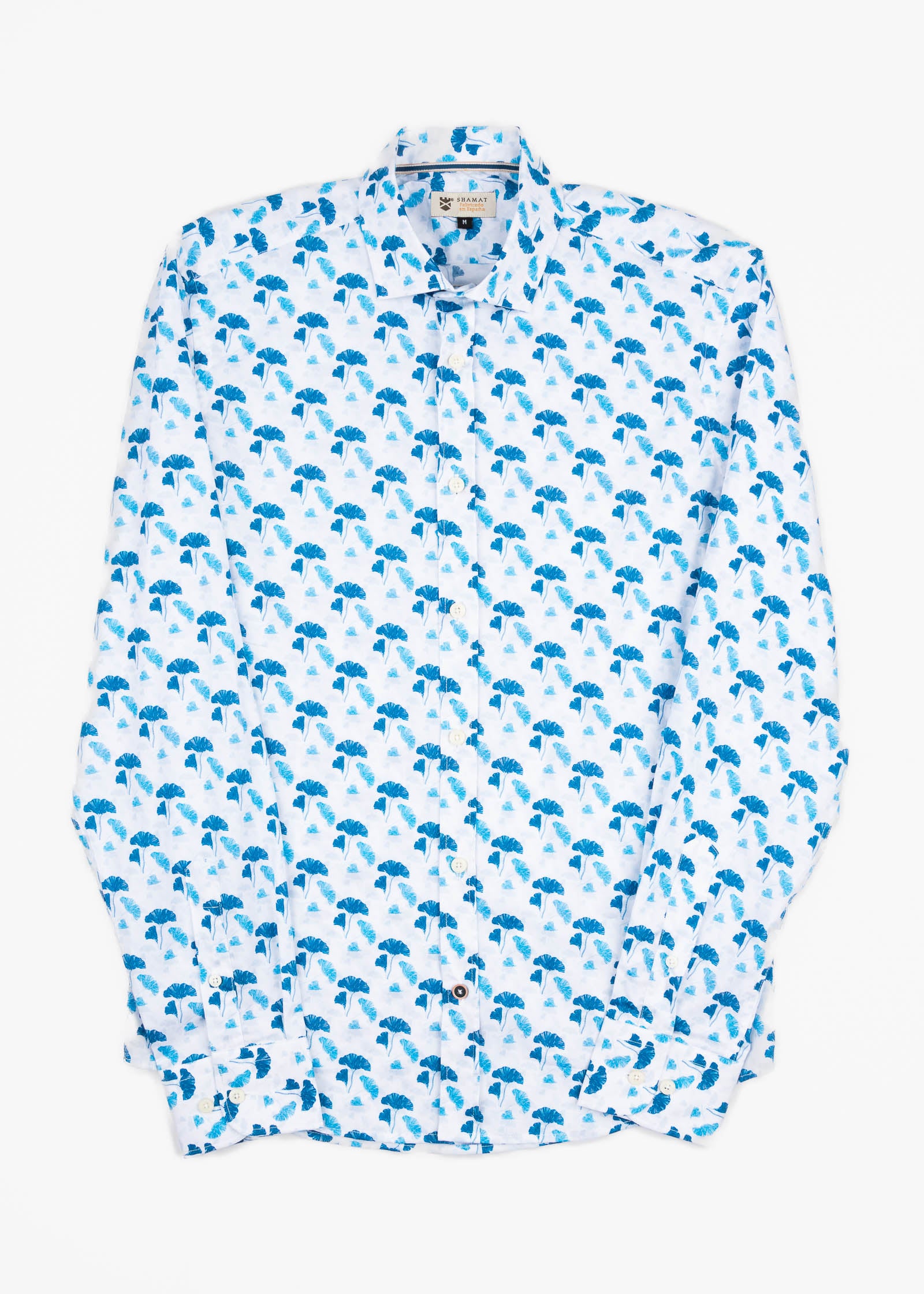 CAMISA ML EST ALG/ELAST JAPAN BLUE