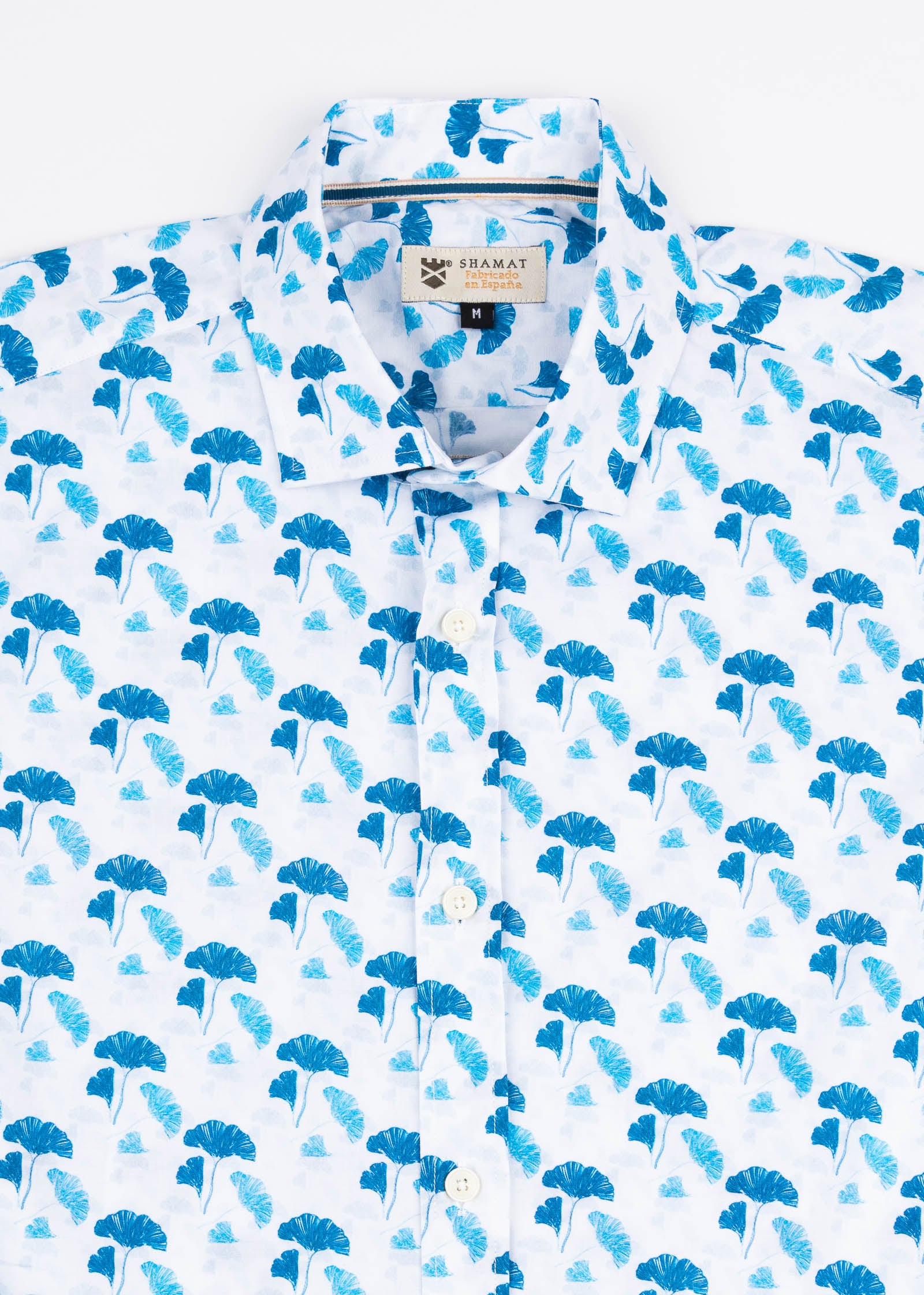 CAMISA ML EST ALG/ELAST JAPAN BLUE