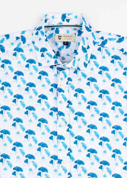CAMISA ML EST ALG/ELAST JAPAN BLUE