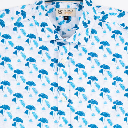 CAMISA ML EST ALG/ELAST JAPAN BLUE