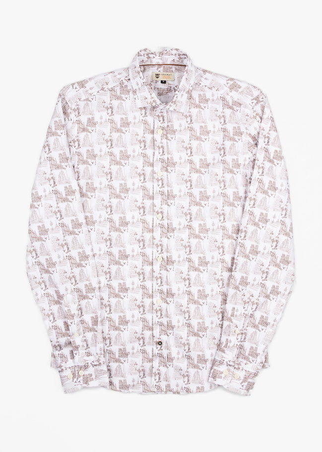 CAMISA ML EST ALG/ELAST PARIS