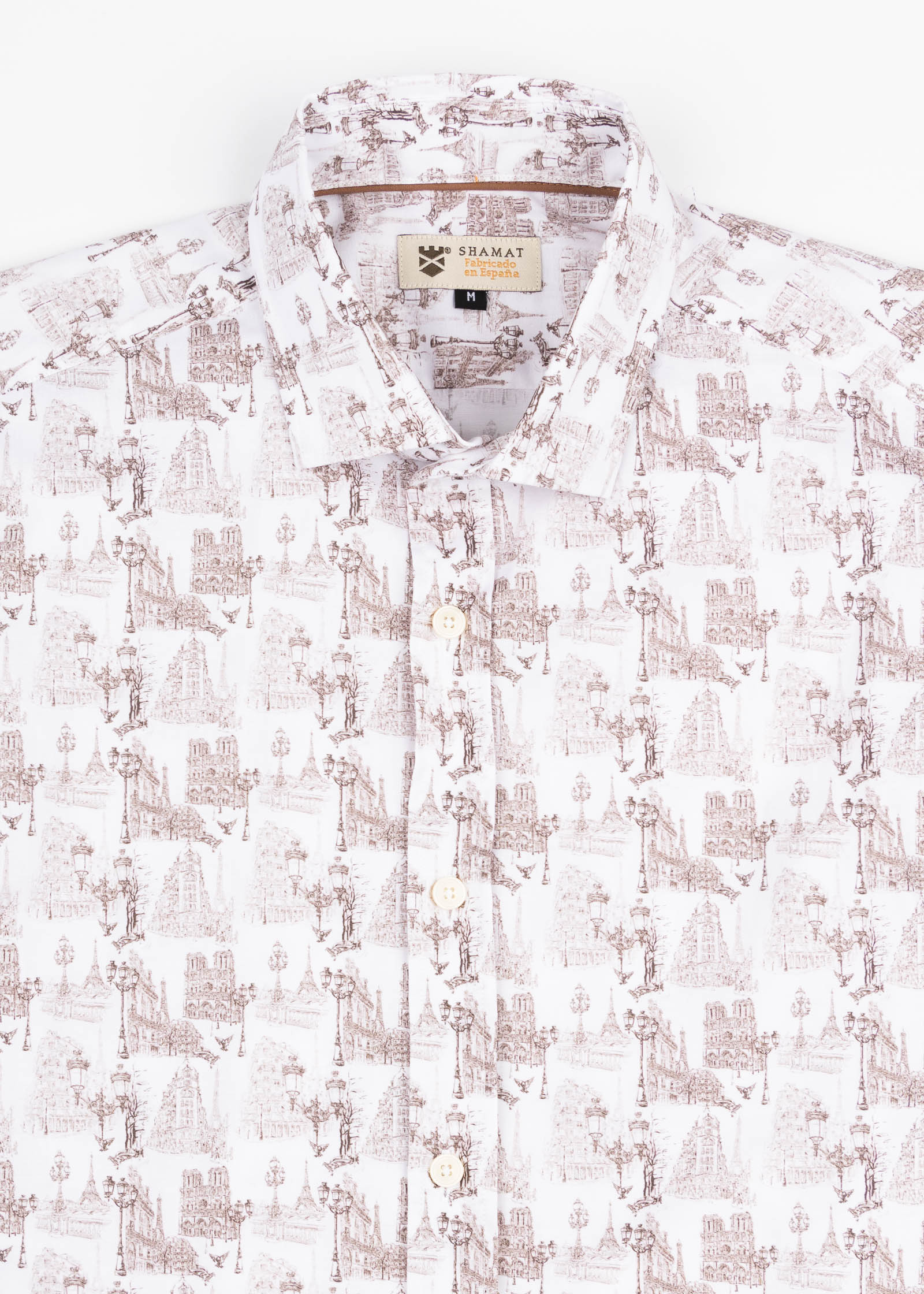 CAMISA ML EST ALG/ELAST PARIS