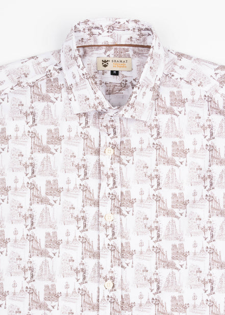 CAMISA ML EST ALG/ELAST PARIS