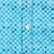 CAMISA ML ALG/ORG DENIM CIRCLES