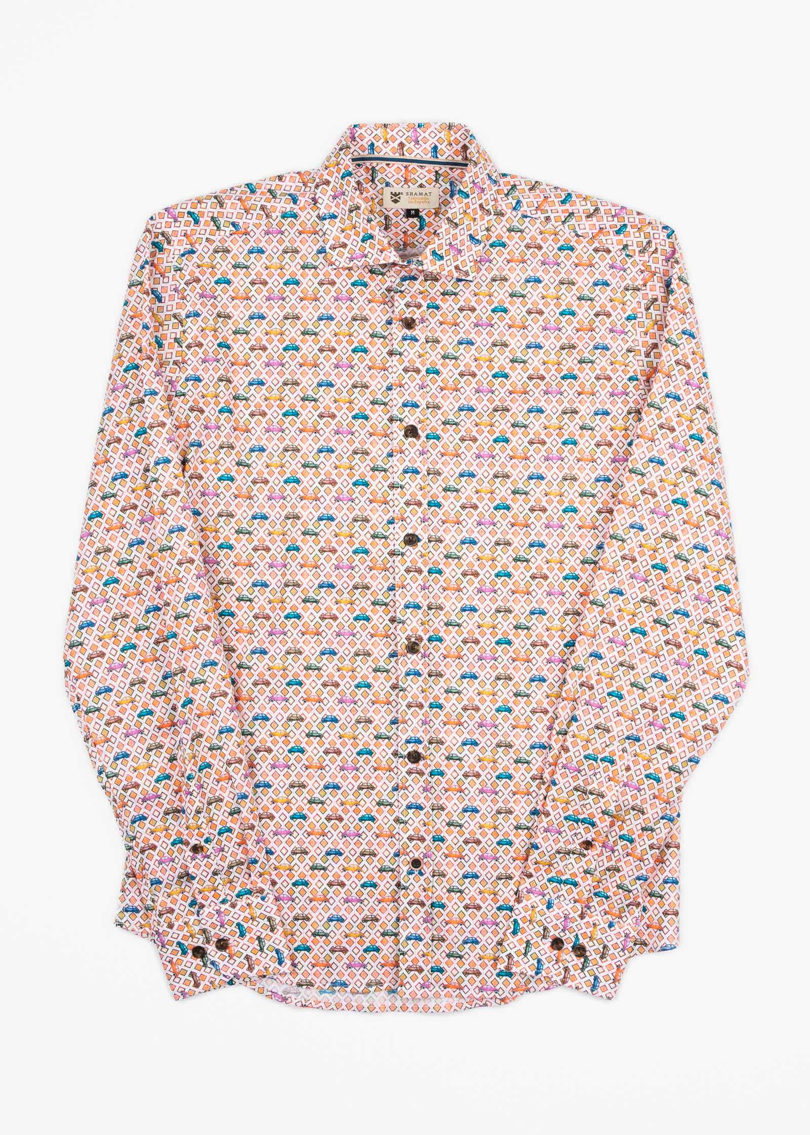CAMISA ML EST ALG/ELAST CARS