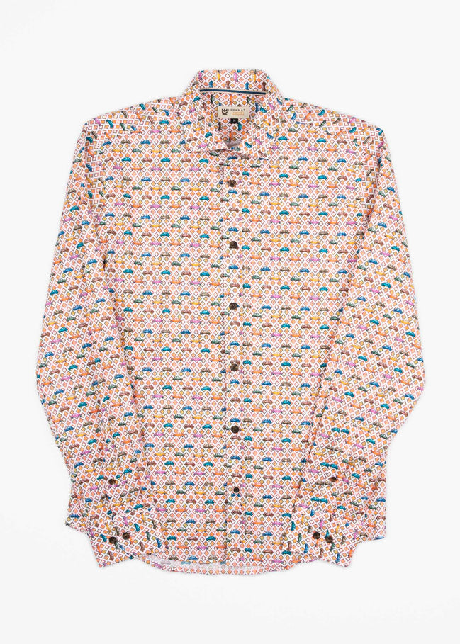 CAMISA ML EST ALG/ELAST CARS