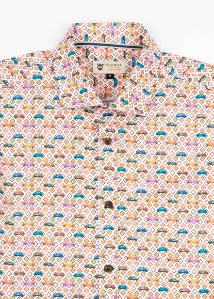 CAMISA ML EST ALG/ELAST CARS
