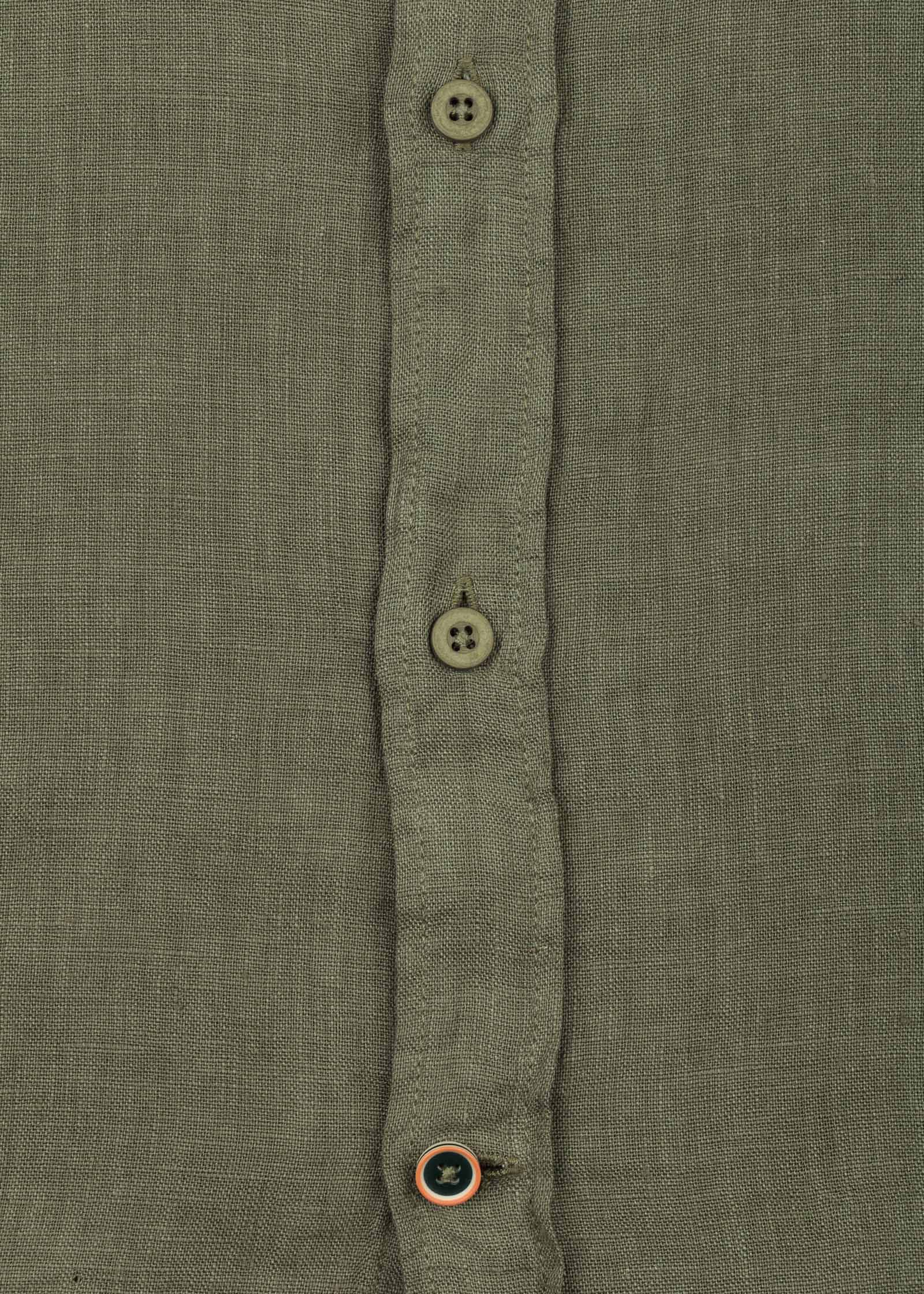 CAMISA DE LINO CON BOSILLOS